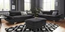 COTTA Enterprise 3-Sitzer Sofa Schwarz mit Arm- und Kopfteilverstellung Bild 1