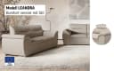 COTTA 2,5-Sitzer Leandra Polstergarnitur Braun Modern Bild 4