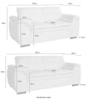 Polstergarnitur COTTA Leandra Braun Leder PAMPAS 2-Sitzer 2,5-Sitzer Bild 4