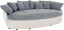 Big-Sofa COTTA Aruba smoke/weiß Luxus-Microfaser XXL Bild 3