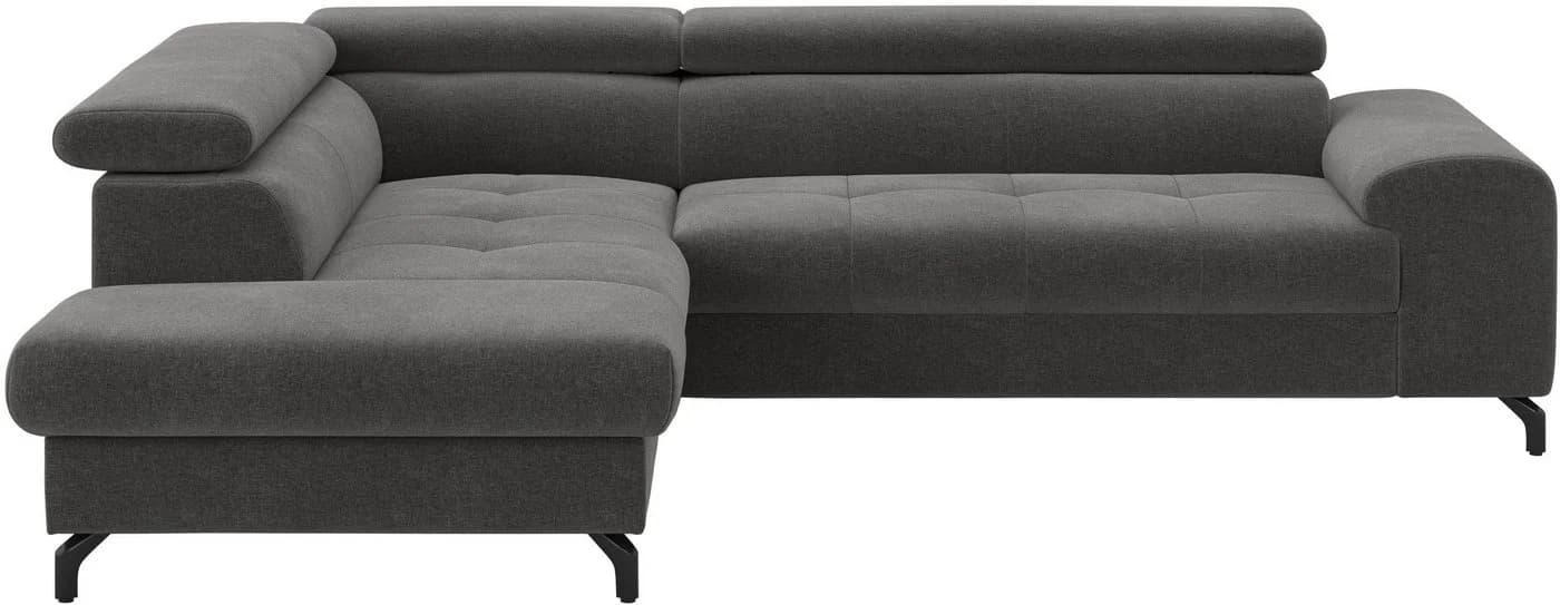COTTA Ecksofa Aura L-Form mit Bettfunktion und Bettkasten