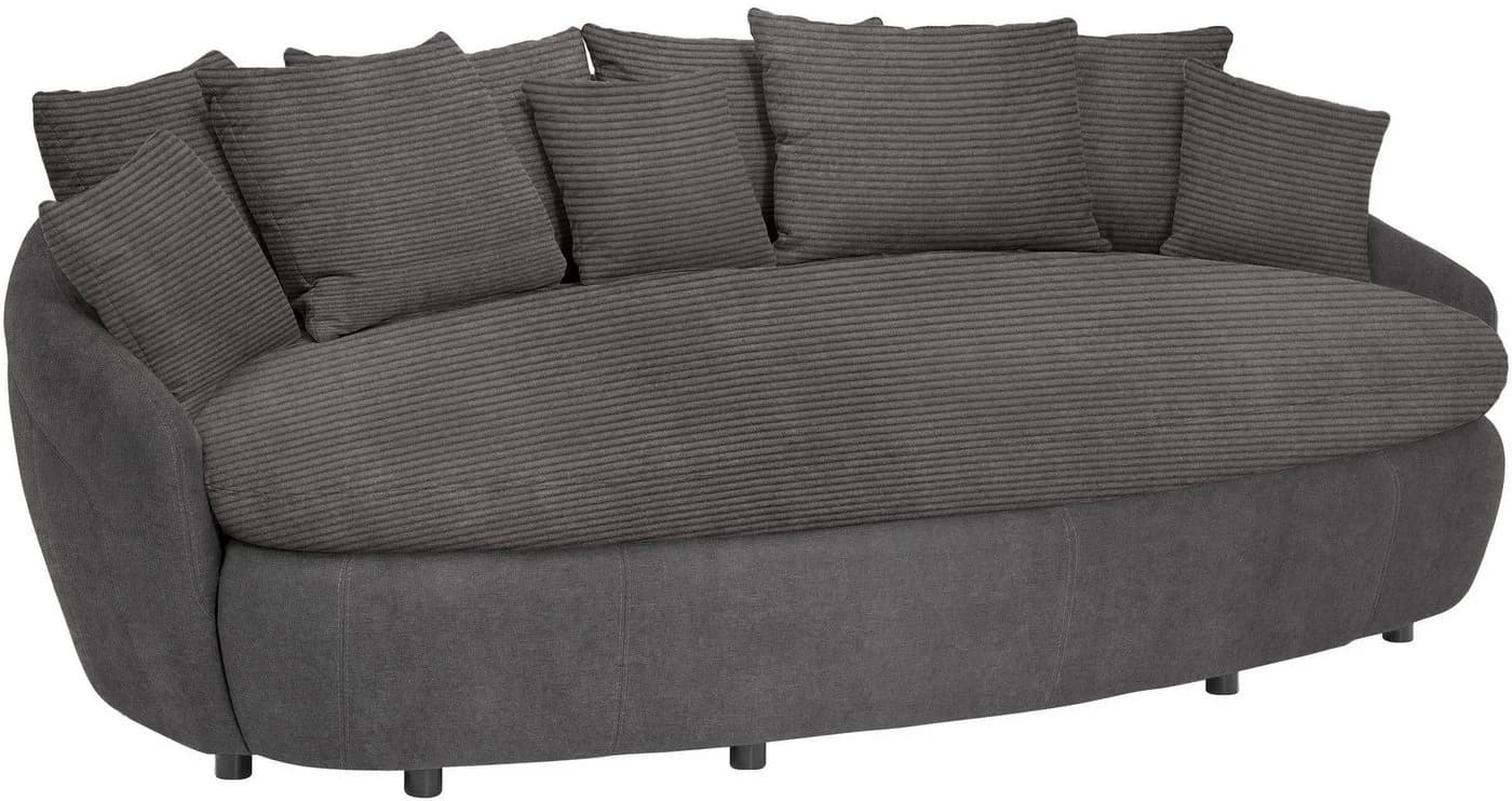 COTTA Big-Sofa Aruba XXL Anthrazit Luxus-Microfaser - Bild 3