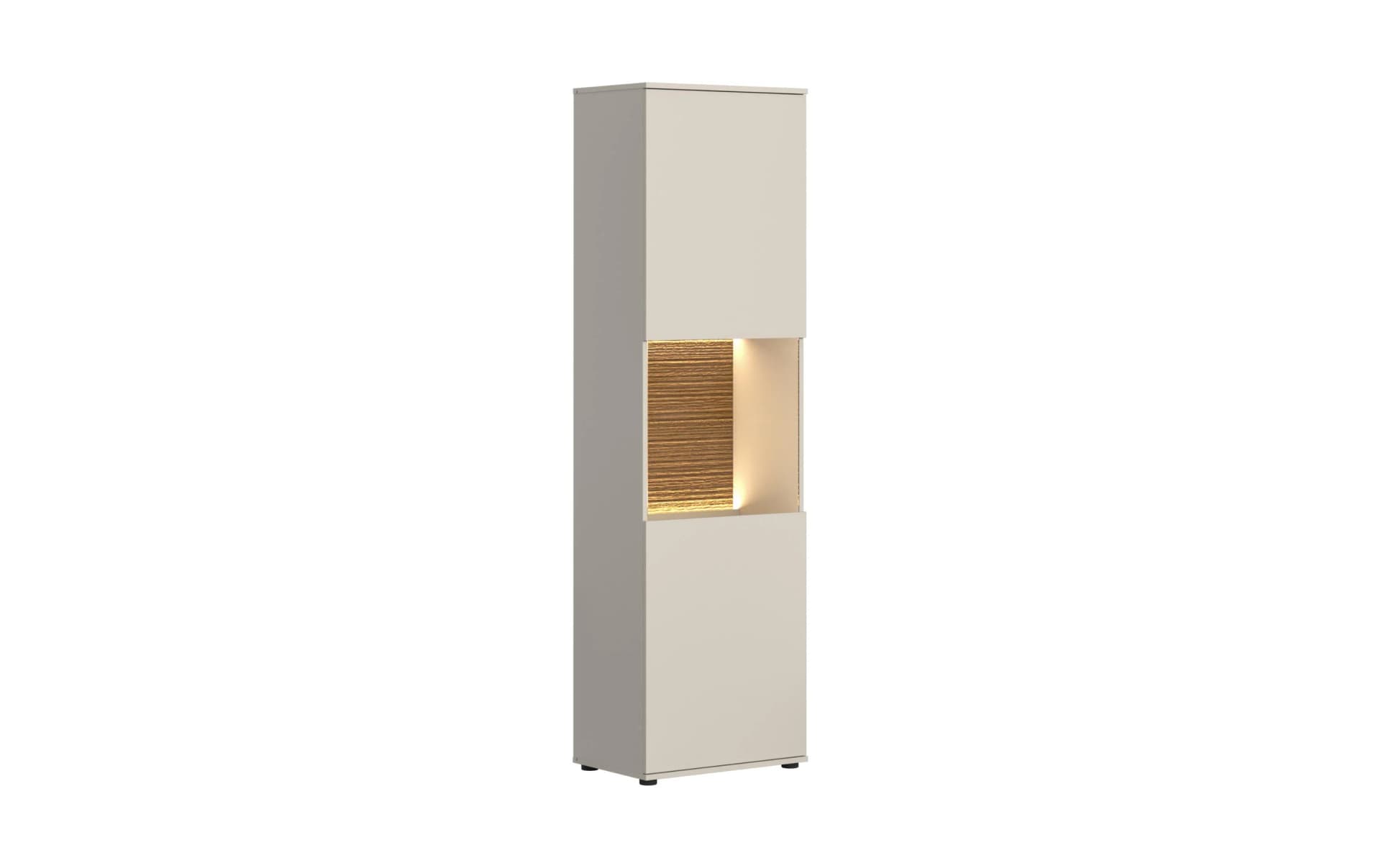 Vitrine vito CERADO Kashmir Dekor Glas-/Holztür