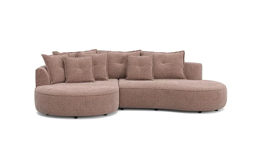 Ostermann Polsterecke MOUTIQUE LIZ Rosa Chenille