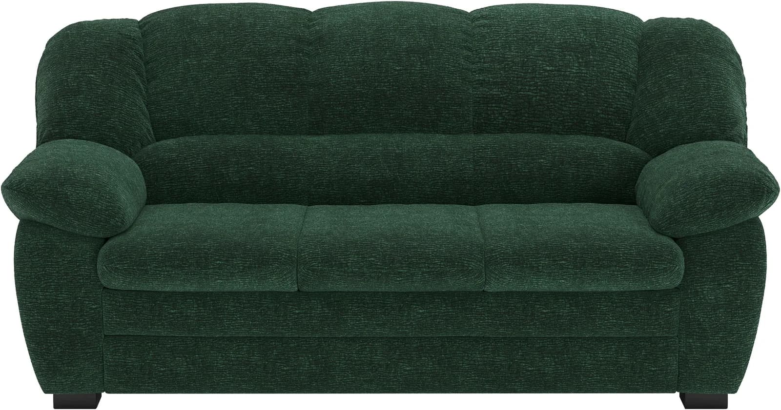 COTTA Casino Sofa 2,5-Sitzer Dunkelgrün Chenille