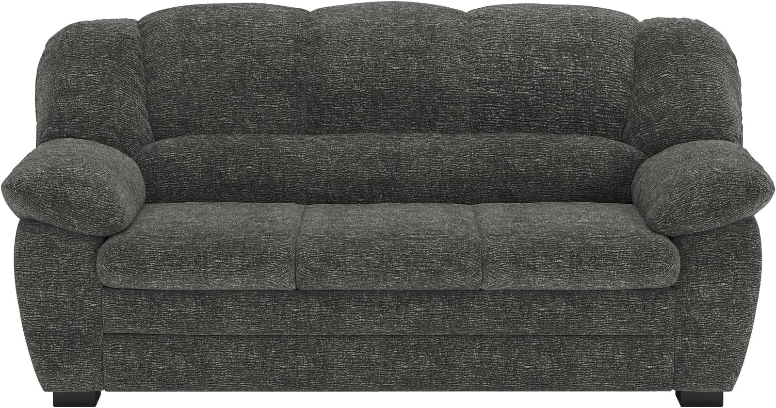 COTTA Casino 2,5-Sitzer Sofa anthrazit Chenille
