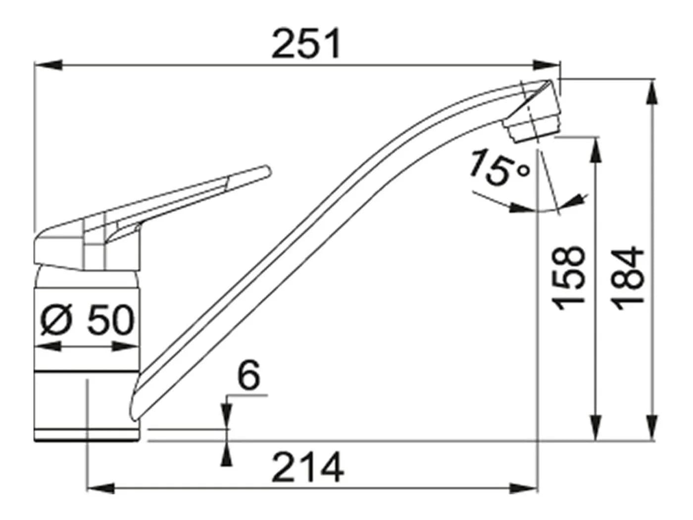 FRANKE Küchenarmatur 115.0470.661 Einhebelmischer 360° Schwenkbereich - Bild 3