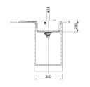 Franke Granitspüle Centro CNG 611-78 A Fragranit Schwarz Bild 4