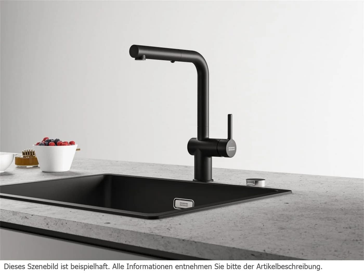 Franke Küchenarmatur Active L mit Ausziehbrause Matt-Silber - Bild 4