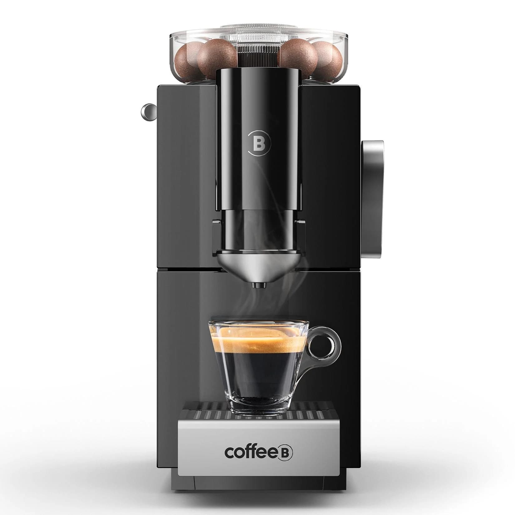 CoffeeB Kaffeemaschine Cosmos Schwarz Intelligente Technologie