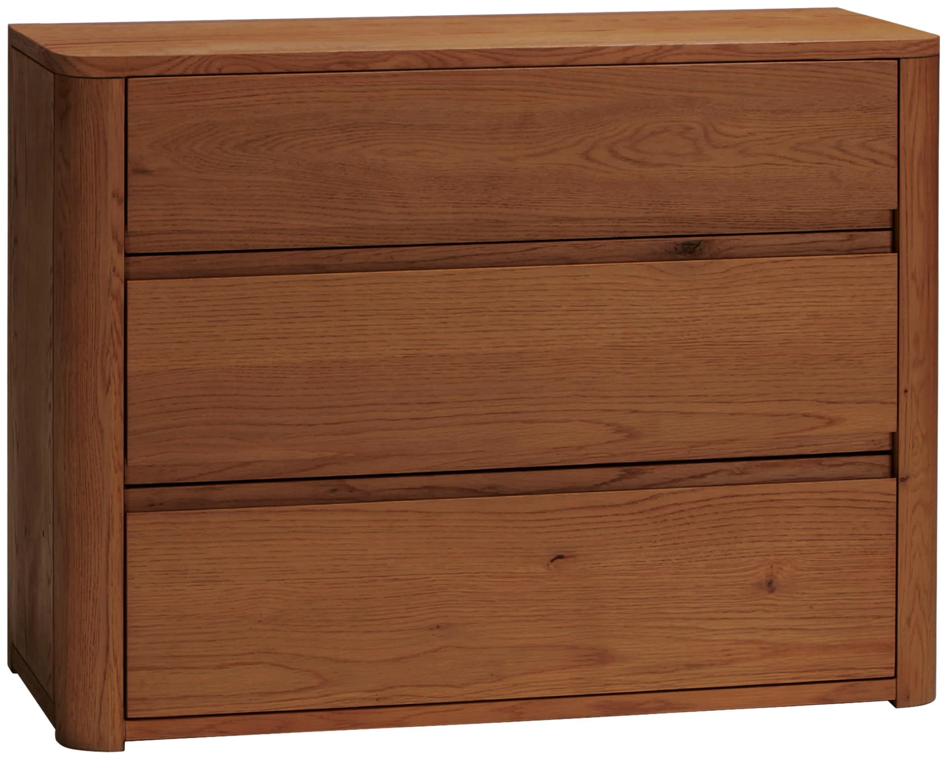 HASENA Schubkastenkommode Aida Eiche cognac Massivholz