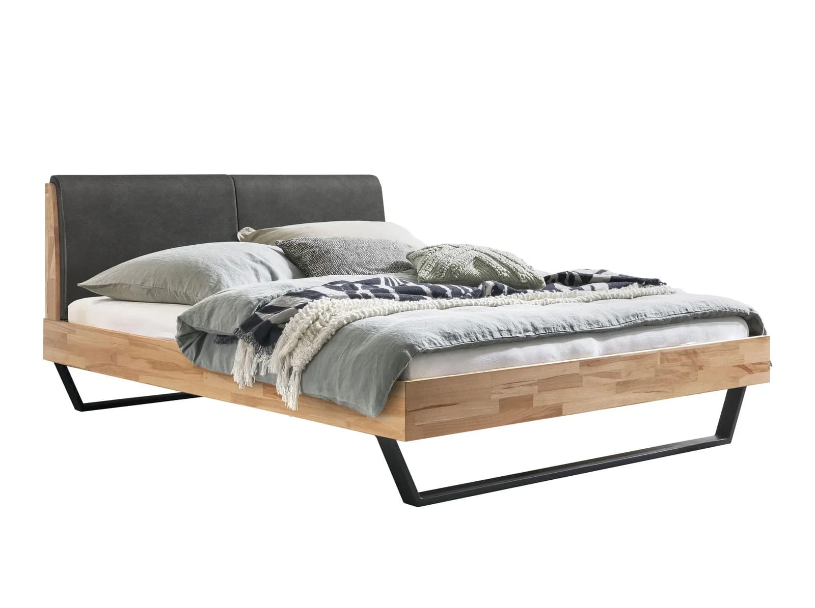 Holzbett HASENA PIETRO Massivholz Kernbuche