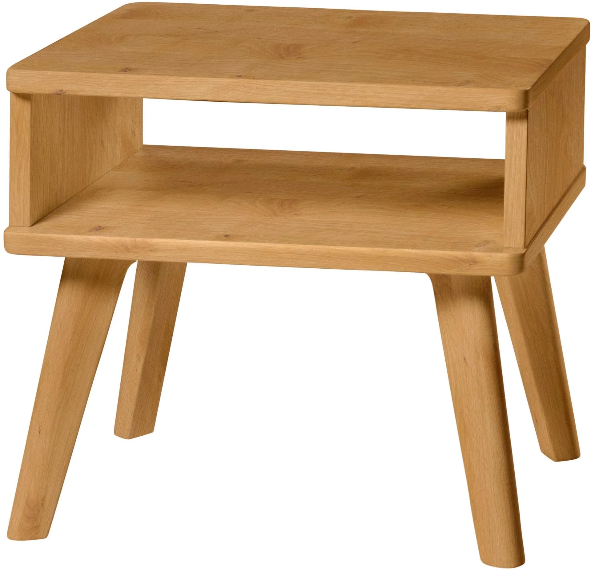 Nachtkonsole HASENA Stand Massivholz Wildeiche Braun