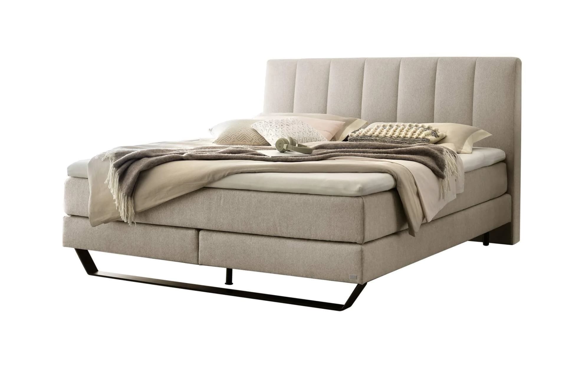 Boxspringbett HASENA AMBRA 200x200 cm mit Elegance-Top