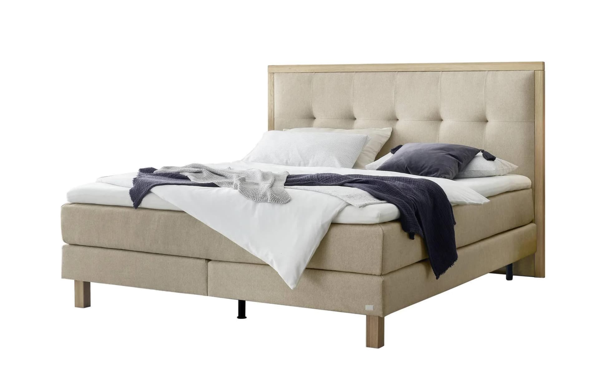 Boxspringbett HASENA SOLARA mit Lovely-Top