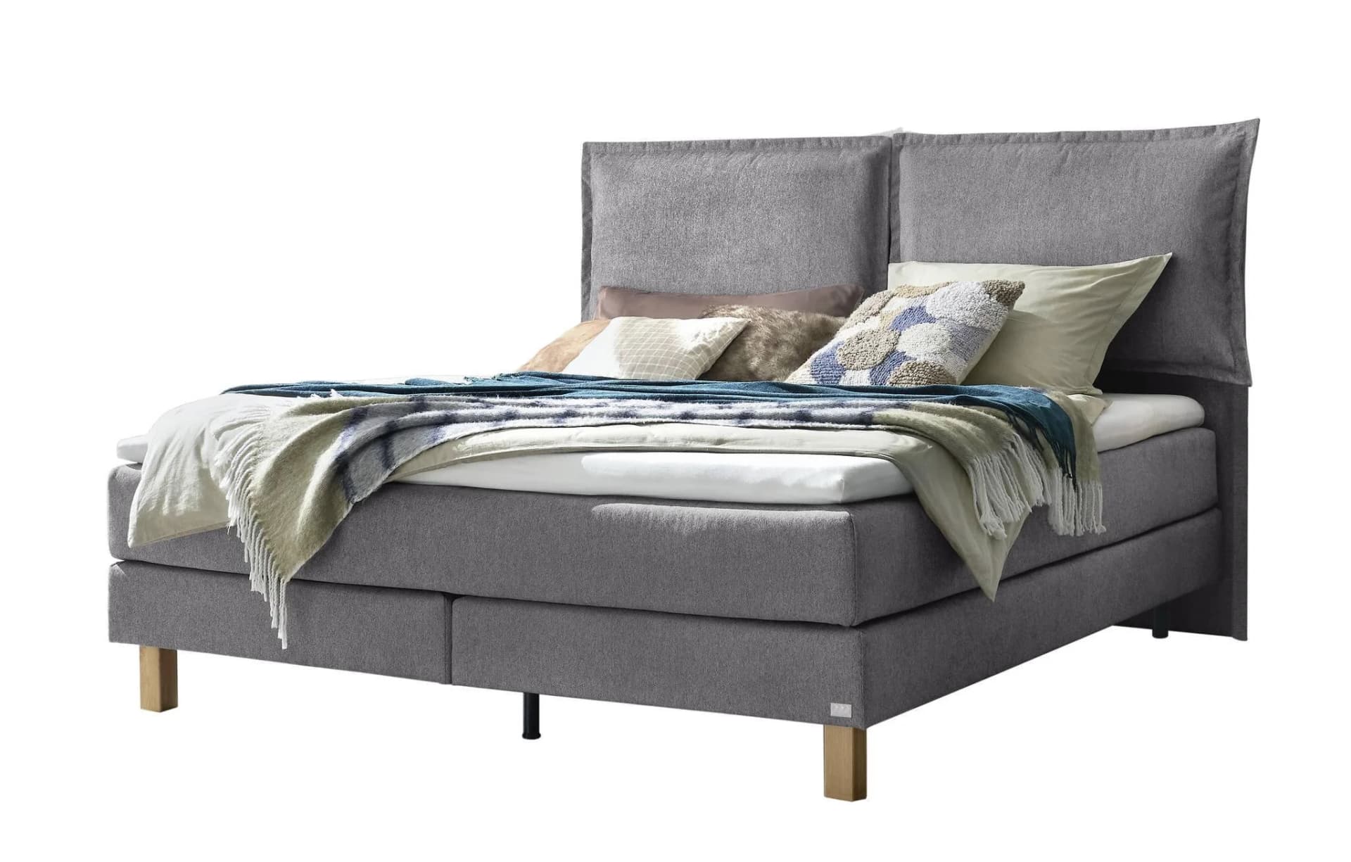 Boxspringbett HASENA BONITA mit Glamour-Top