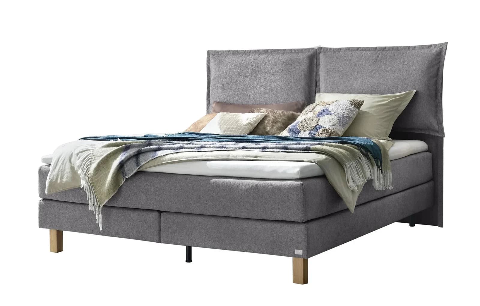 Boxspringbett HASENA BONITA 200x200 cm mit Lovely-Top
