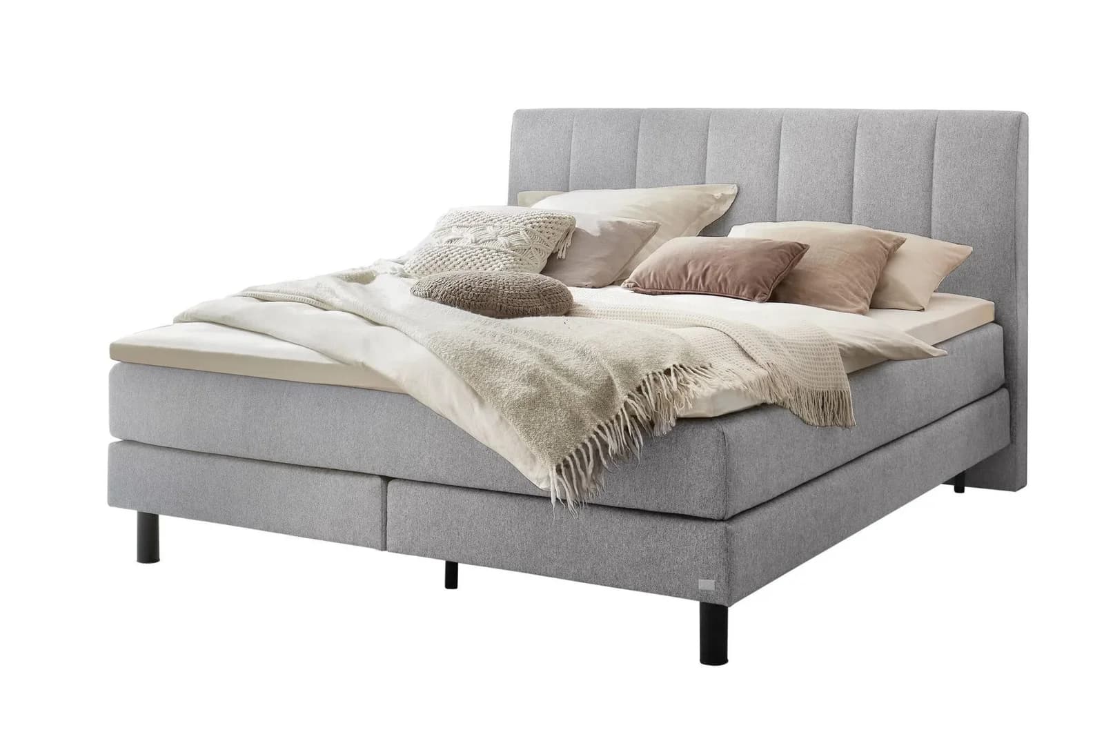 Boxspringbett HASENA DONNA mit Topper und Federkernmatratze
