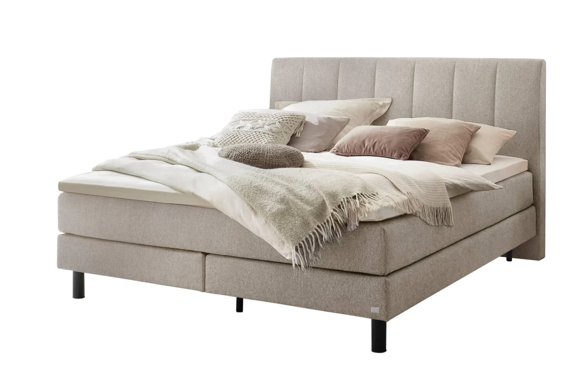 Boxspringbett HASENA DONNA mit Glamour-Top