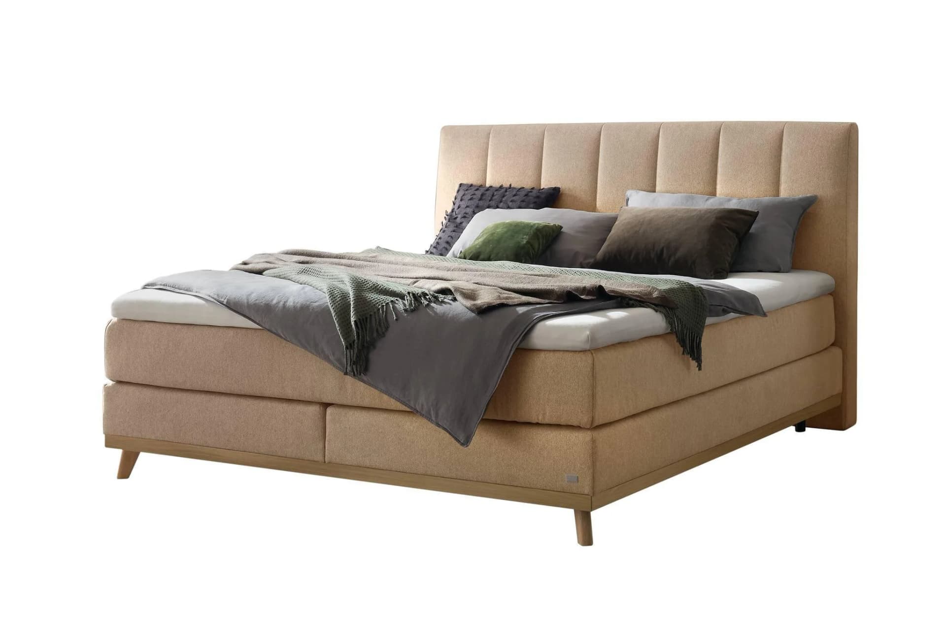 Boxspringbett HASENA STEFANIA mit Topper und Tonnen-Taschenfederkern