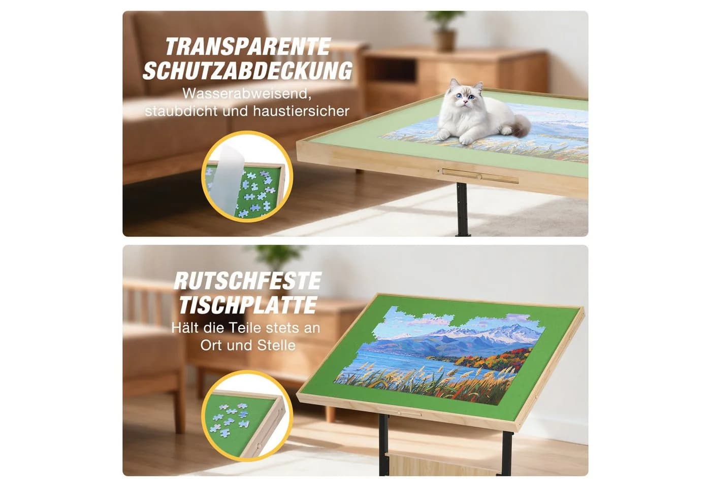 Insma Puzzleunterlage Puzzletisch für 1500-Teile Puzzle - Bild 4