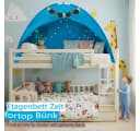 Insma Spielzelt 2 IN 1 Kinder Spielhaus Bettzelt Prinzessin Zelt Bild 4