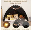 Insma Spielzelt 2 IN 1 Kinder Spielhaus Bettzelt Bild 3