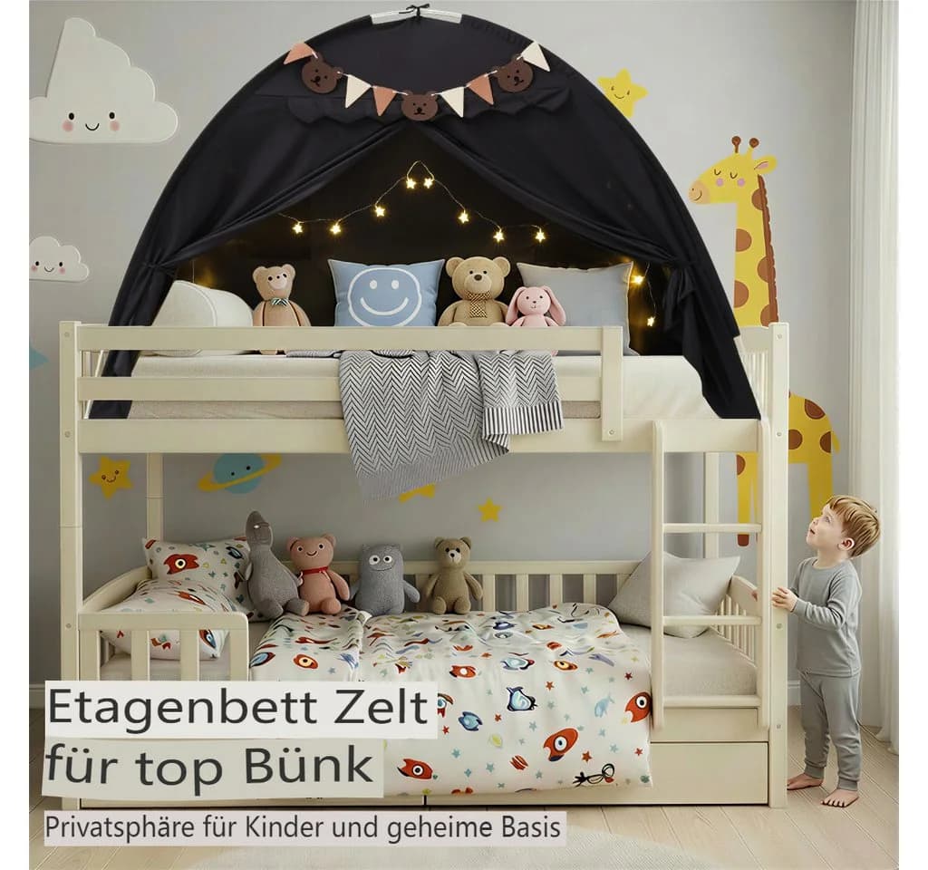 Insma Spielzelt 2 IN 1 Kinder Spielhaus Bettzelt - Bild 5