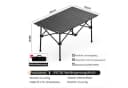 Insma Campingtisch Tragbarer Klapptisch Camping Tisch Reisetisch Aluminium Bild 3