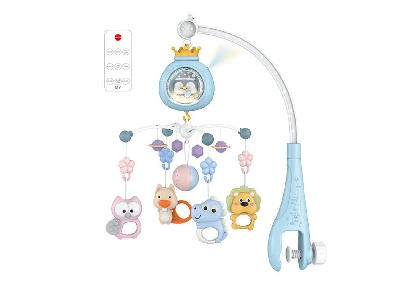Insma Mobile Baby Mobile Pinguin-Projektionsmobile für Kinderbett Krippe - Bild 2