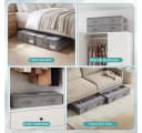 Insma Unterbettkommode 52L Aufbewahrungsbox mit Deckel 2er-Set Bild 1