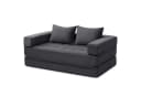 MECO 5-in-1 Schlafsofa Grau Cord 2-Sitzer Bild 2