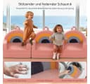 Insma 2-in-1 Kinder-Sofa Braun - Schlafsofa & Spielsofa Bild 4