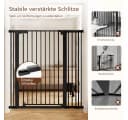 Insma Türschutzgitter Schwarz Extra Hoch 107cm Bild 1