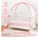 CAVEEN Betthimmel Rosa Moskitonetz Faltbar Bild 3