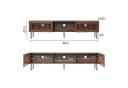 Insma Lowboard TV-Schrank Walnuss MidCentury Modern Bild 5