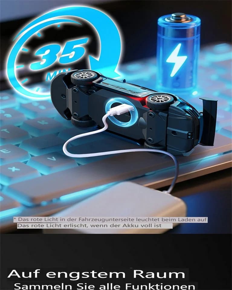 Insma RC-Auto 1:43 Ferngesteuertes Auto 4WD mit LED Licht - Bild 4