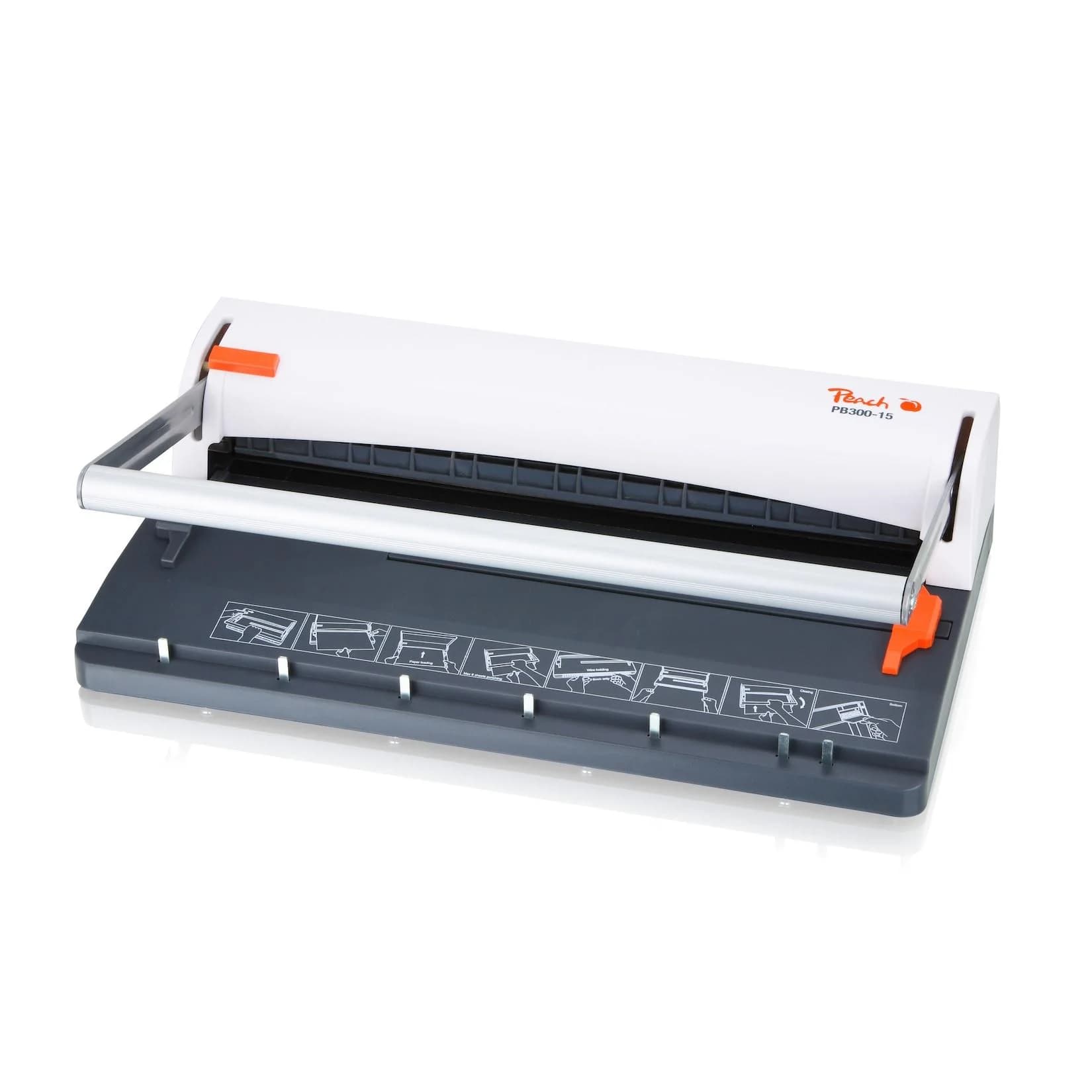 Peach Personal Wire Binder A4 PB300-15 Silber