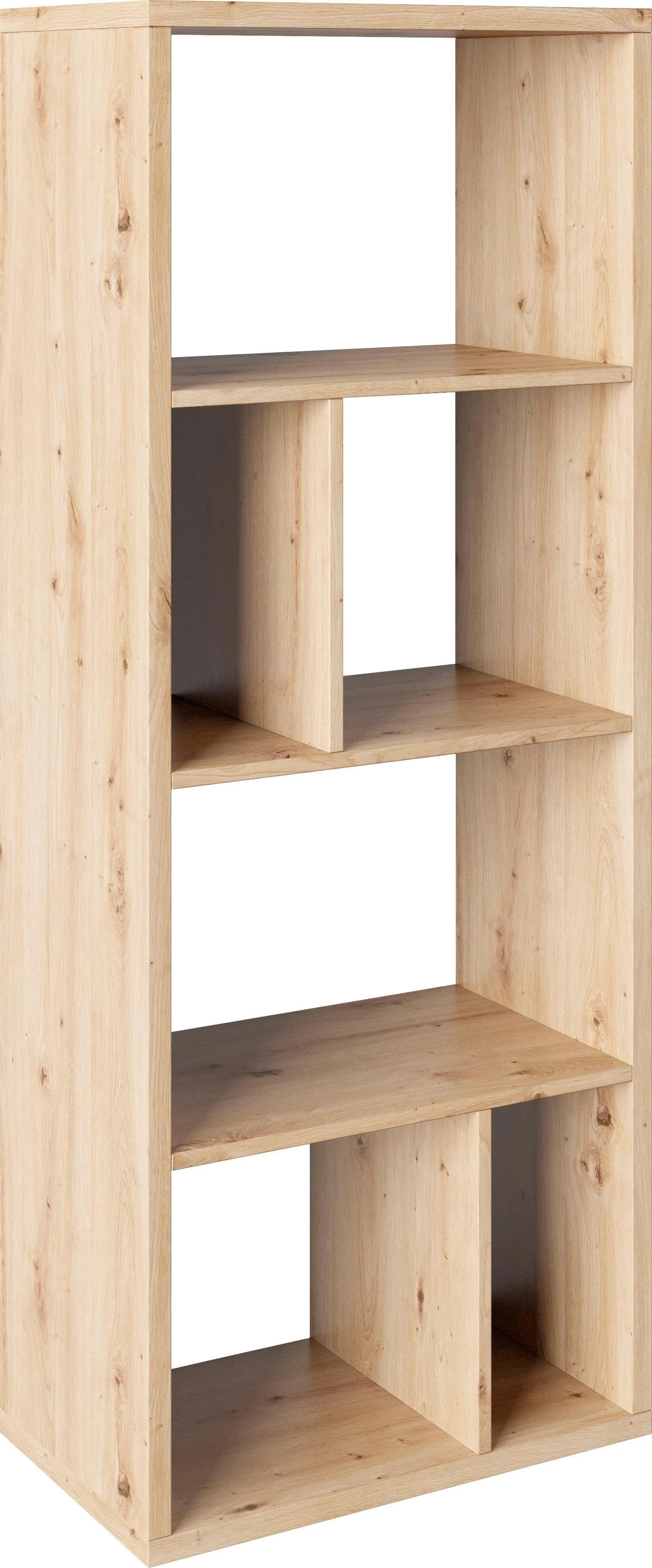 INOSIGN Bücherregal Felicia Braun Holzwerkstoff 6 Ablageflächen