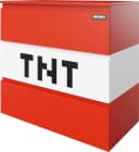 Minecraft Kommode 7760 Rot 3 Schubladen Gaming Beleuchtung Bild 2
