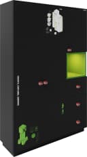 Minecraft Kleiderschrank Schwarz Kunststoff Gaming 2 Fächer Bild 2
