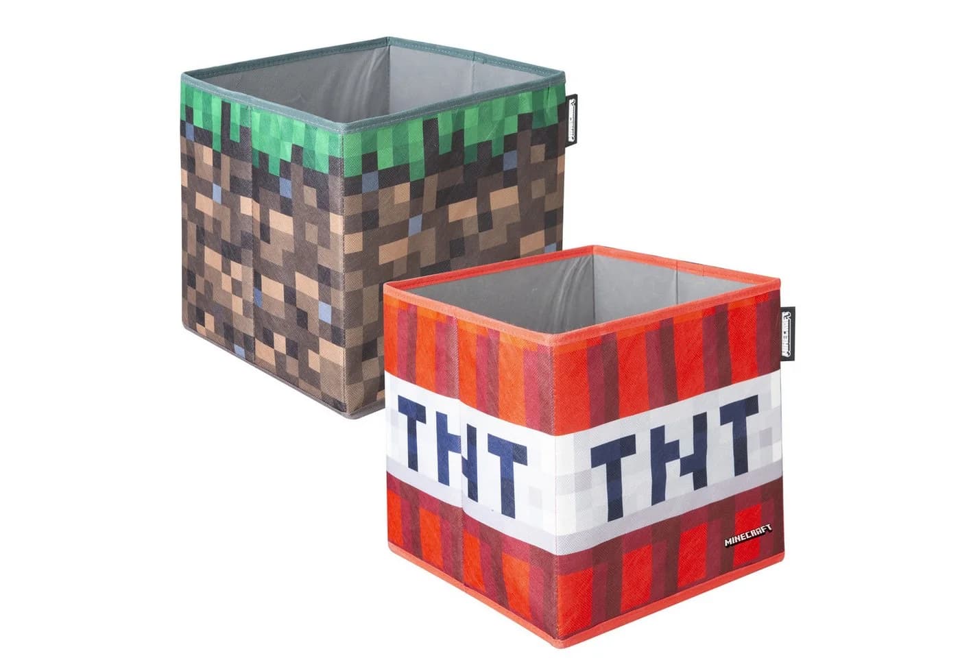 Minecraft Aufbewahrungsbox 2er Set Stoff Box faltbar mit Minecraft Motiven - Bild 2