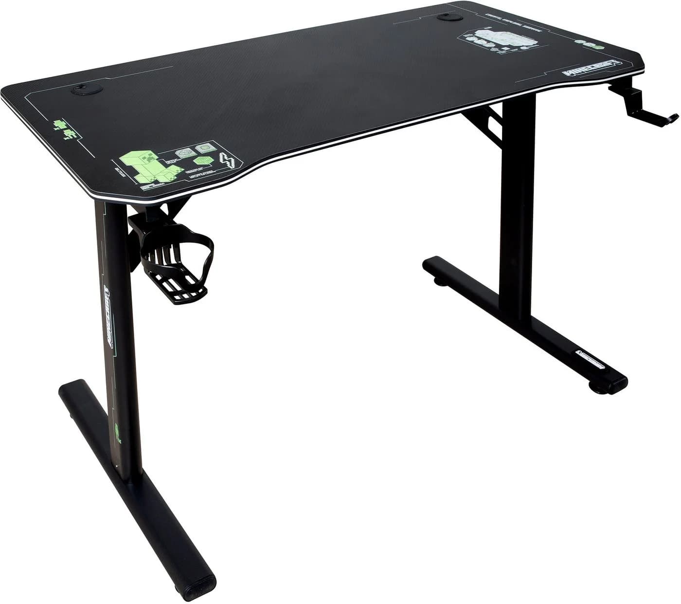 Phoenix Gamingtisch Schwarz Holzwerkstoff - Bild 3