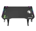 Minecraft Gamingtisch mit LED - Carbonoptik, Minecraft Print, Metallgestell Bild 4