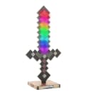 Minecraft LED Dekolicht Netherite Schwert Lampe mit Akku Bild 2