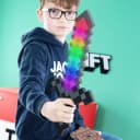 Minecraft LED Dekolicht Netherite Schwert Lampe mit Akku Bild 3