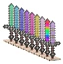 Minecraft LED Dekolicht Netherite Schwert Lampe mit Akku Bild 4