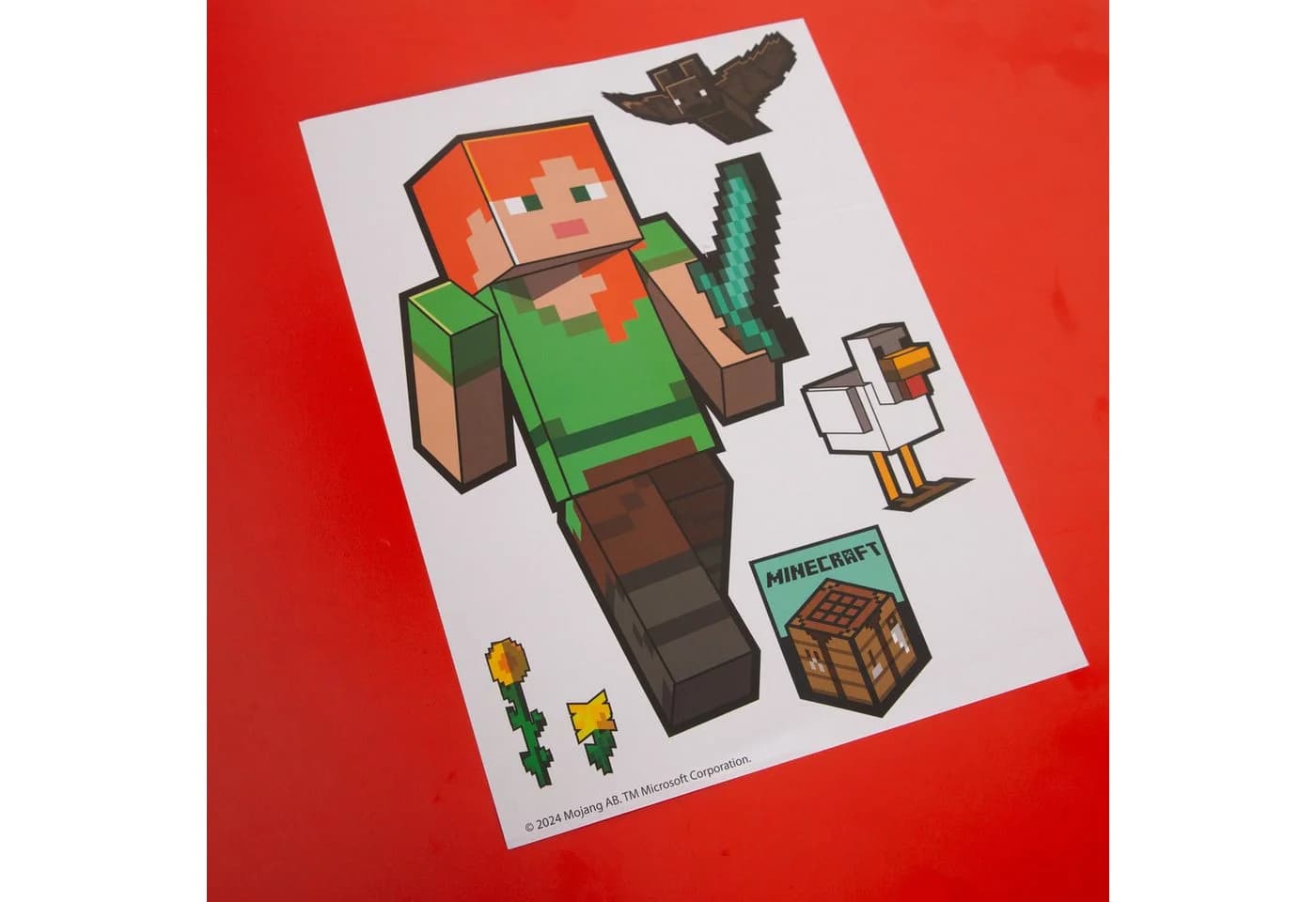 Minecraft Wandtattoo Sticker Vinylfolie Über 50 Motive Alex Steve Creeper - Bild 4