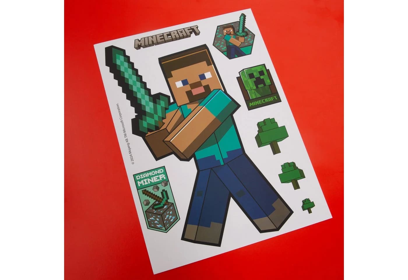 Minecraft Wandtattoo Sticker Vinylfolie Über 50 Motive Alex Steve Creeper - Bild 5