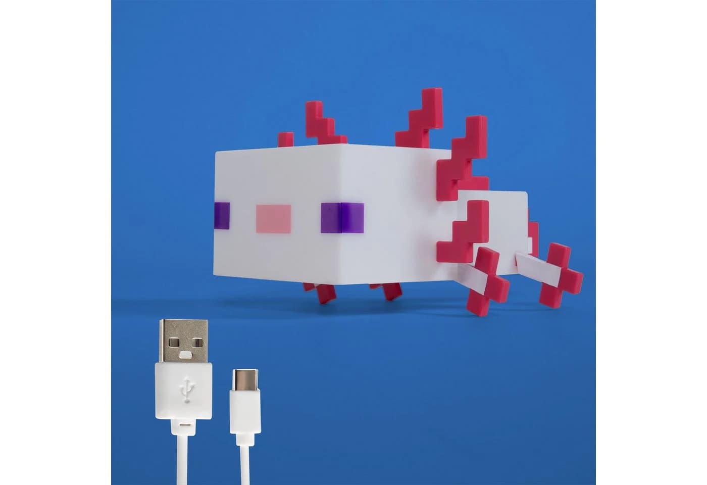 Minecraft LED Dekolicht Axolotl Design